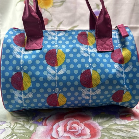 New Caboodles‎ Sweetheart Tote Purse Tote *** Blue and Pink *** - Picture 5 of 7